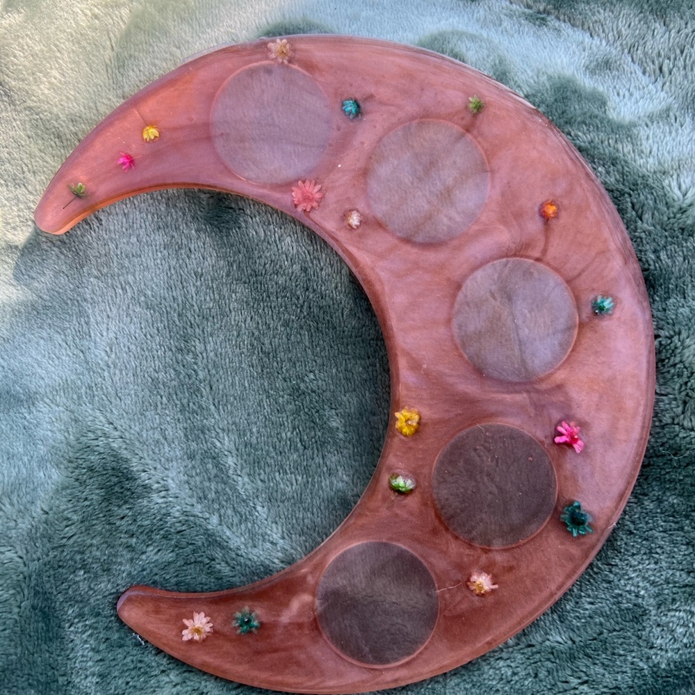 moon candle light holder